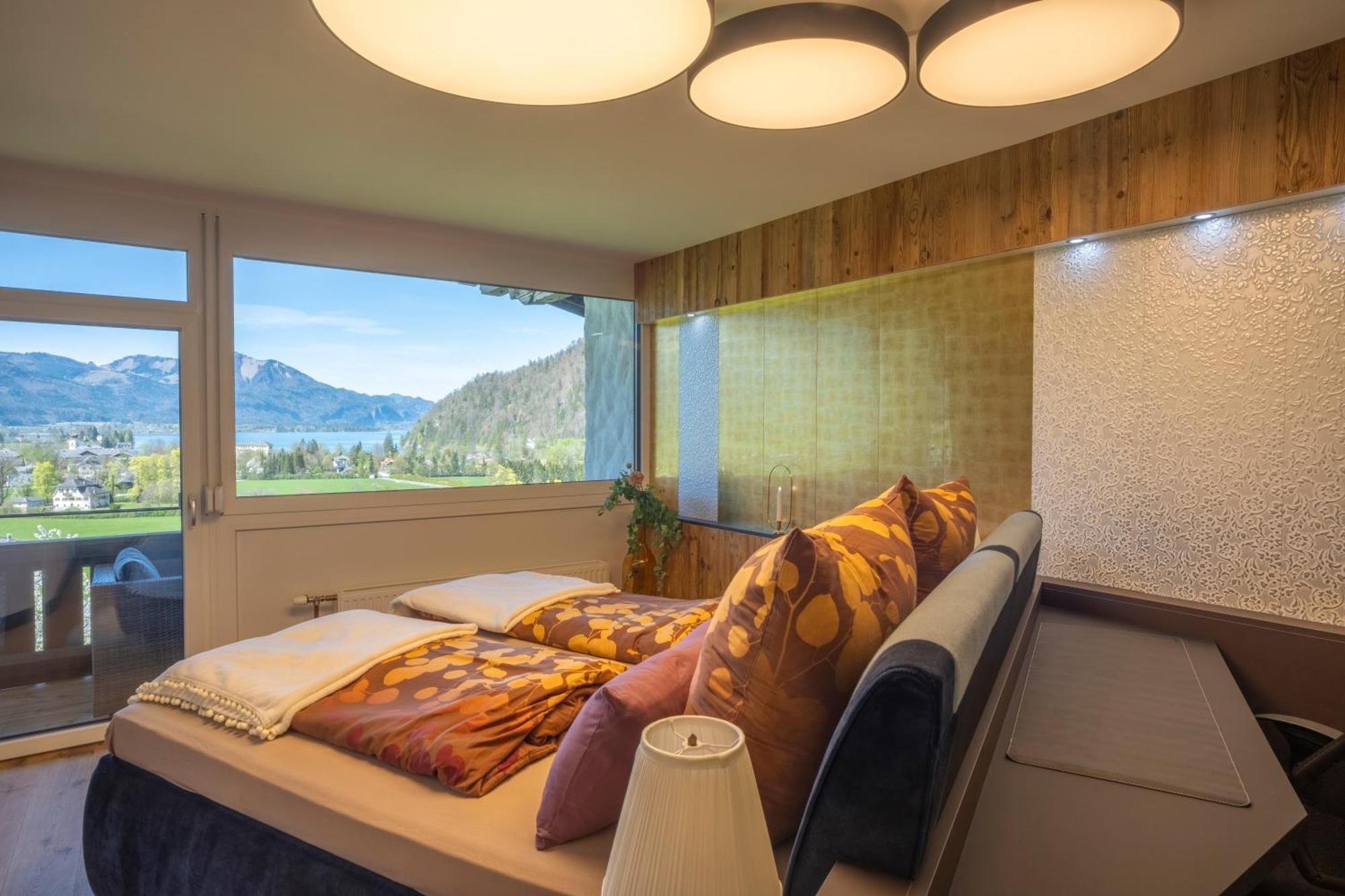 Wolfgangsee Appartements ストローブル エクステリア 写真