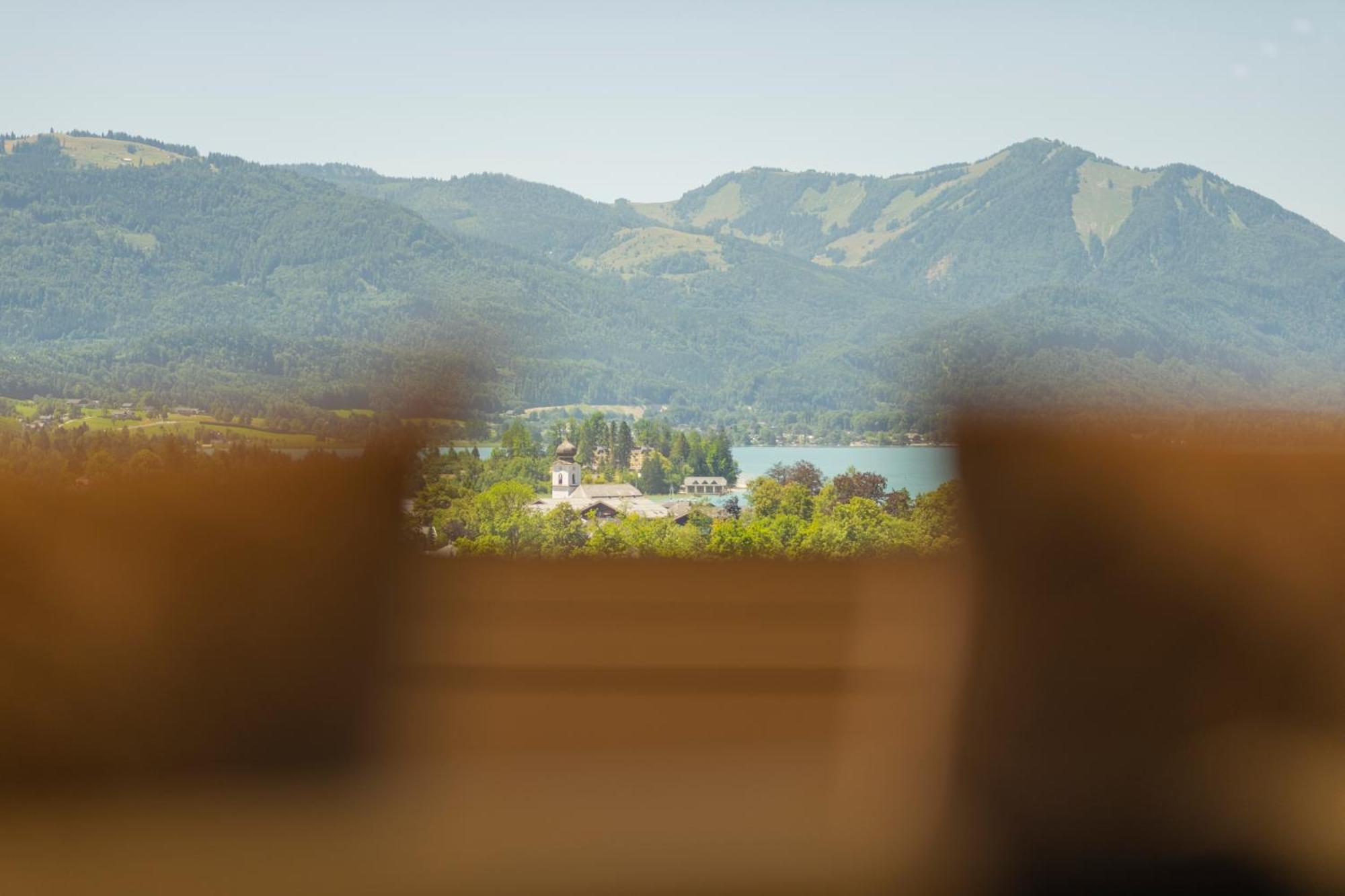 Wolfgangsee Appartements ストローブル エクステリア 写真