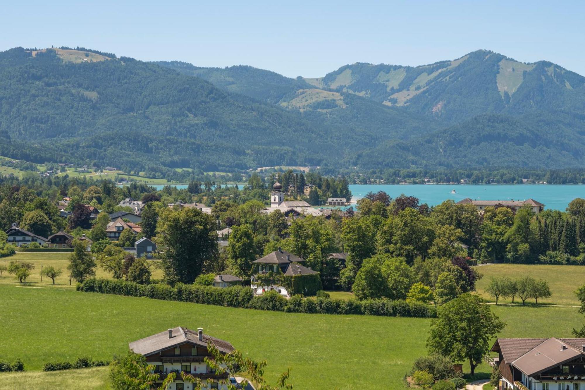 Wolfgangsee Appartements ストローブル エクステリア 写真