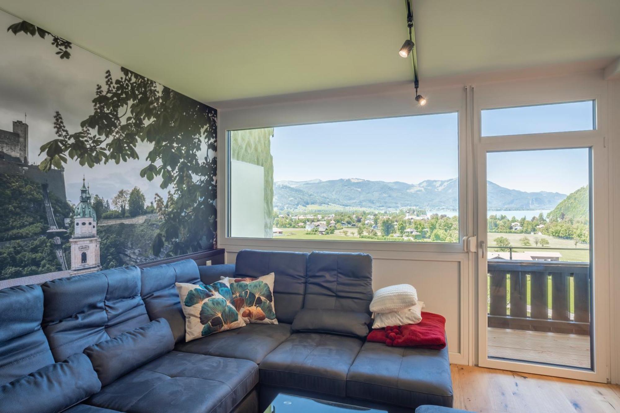 Wolfgangsee Appartements ストローブル エクステリア 写真