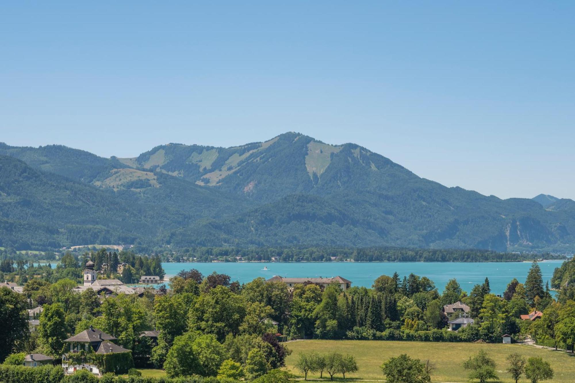Wolfgangsee Appartements ストローブル エクステリア 写真