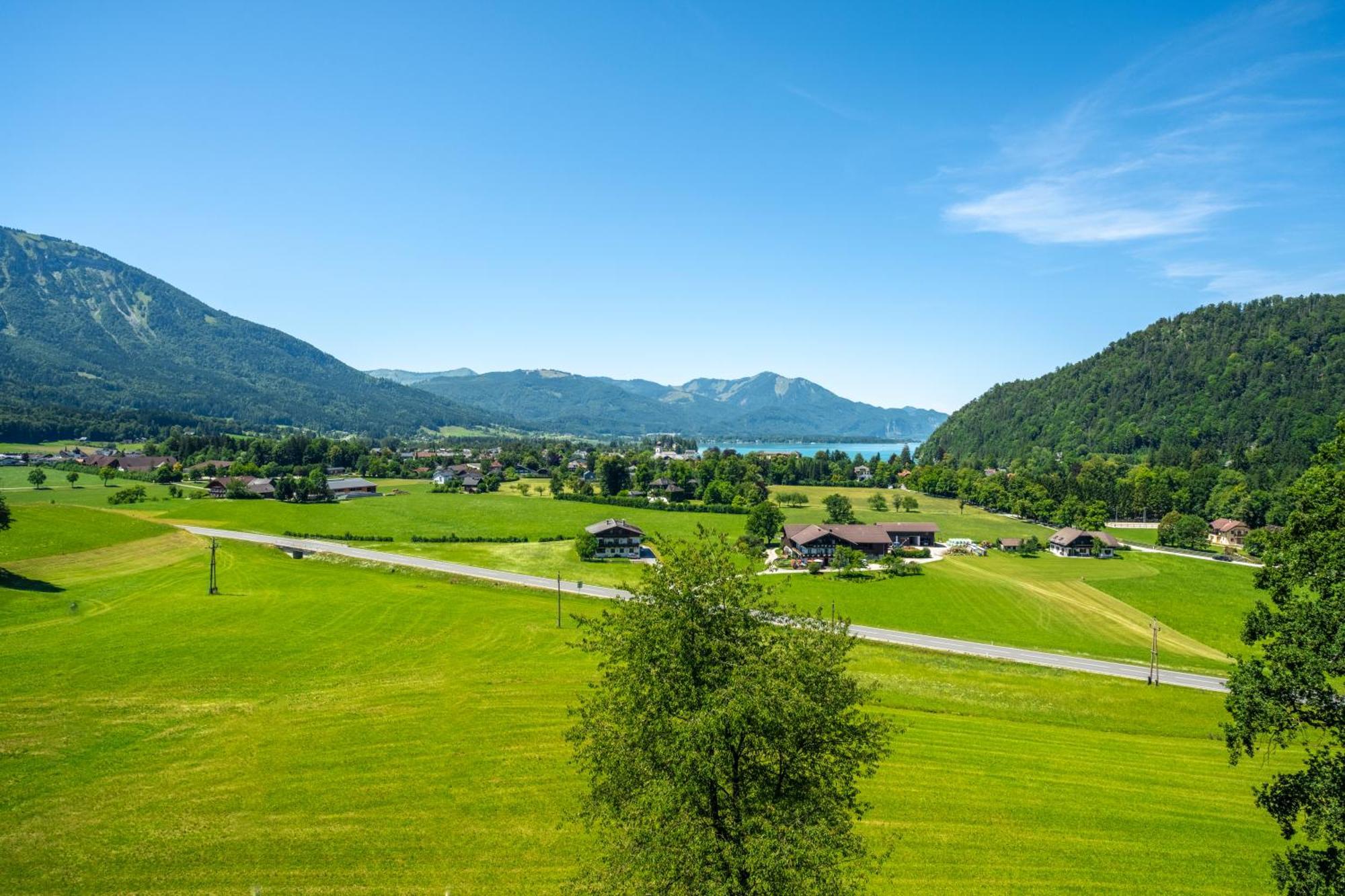 Wolfgangsee Appartements ストローブル エクステリア 写真